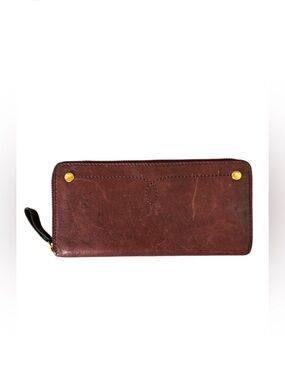 Frye Zip Around Wallet Genuine Leather